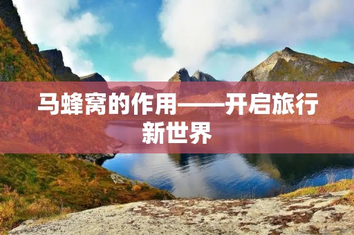马蜂窝的作用——开启旅行新世界 马蜂窝的作用——开启旅行新世界