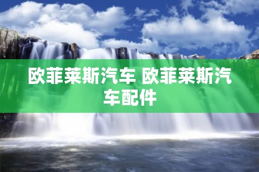欧菲莱斯汽车 欧菲莱斯汽车配件