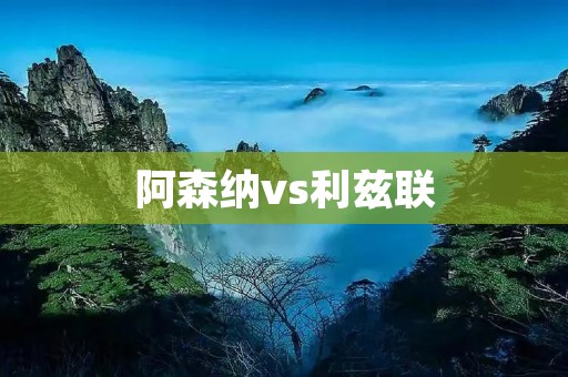 阿森纳vs利兹联：英超焦点战