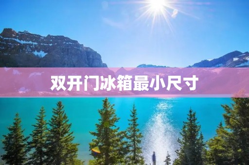 **门冰箱最小尺寸：如何选择最适合你的小型冰箱？