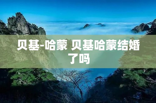 贝基-哈蒙 贝基哈蒙结婚了吗 贝基-哈蒙 贝基哈蒙结婚了吗