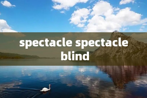 spectacle spectacle blind