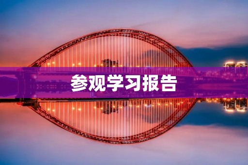 参观学习报告:红色革命圣地——井冈山
