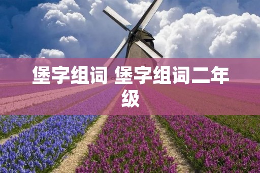堡字组词 堡字组词二年级