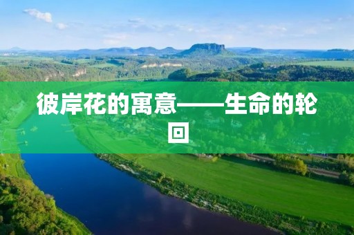 彼岸花的寓意——生命的轮回