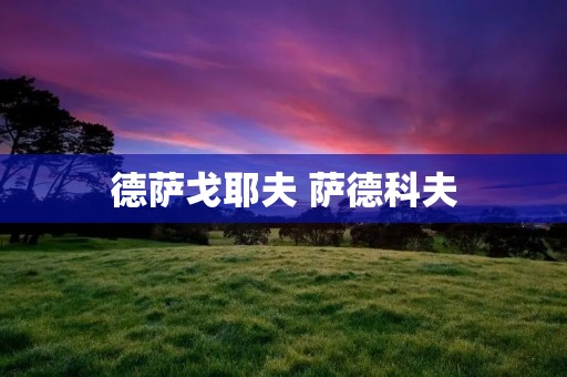 德萨戈耶夫 萨德科夫