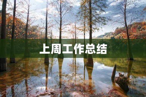 上周工作总结:积极应对挑战,取得实质性进展