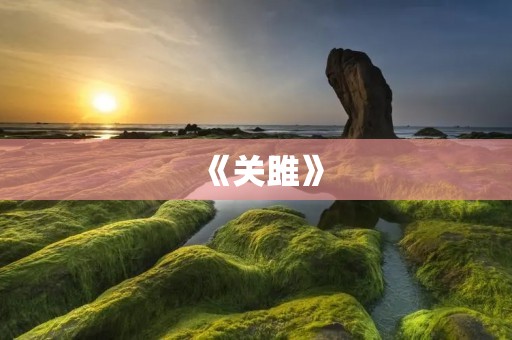《关雎》：一首反映周代社会生活的诗篇