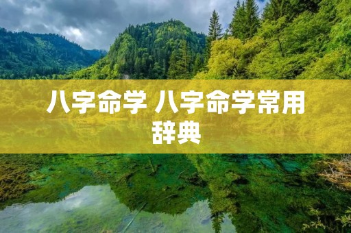 八字命学 八字命学常用辞典