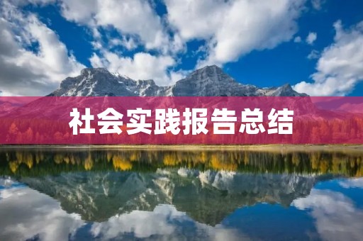 社会实践报告总结:走进乡村,了解农村现状