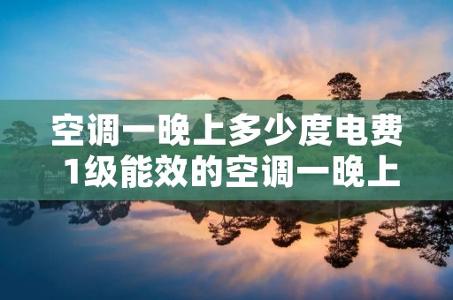 空调一晚上多少度电费 1级能效的空调一晚上多少度电费