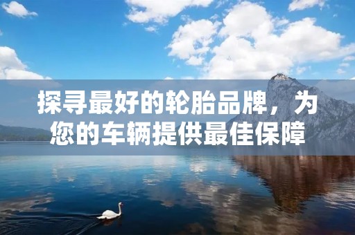 探寻最好的轮胎品牌，为您的车辆提供最佳保障
