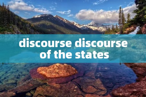 discourse discourse of the states