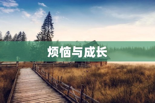 烦恼与成长