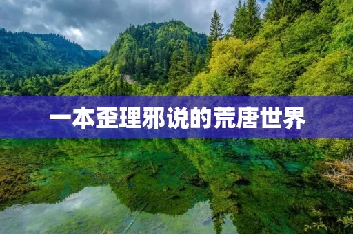 一本歪理邪说的荒唐世界