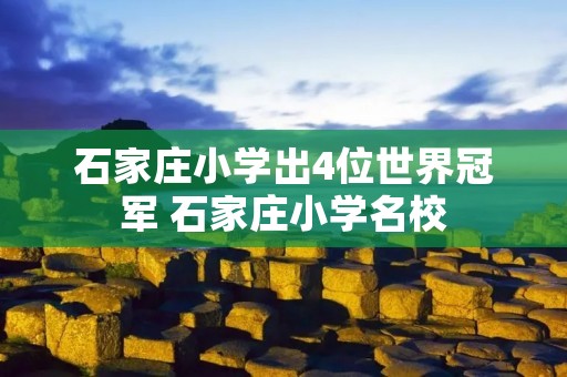 石家庄小学出4位世界冠军 石家庄小学名校
