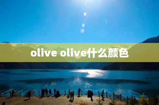 olive olive什么颜色 olive olive什么颜色
