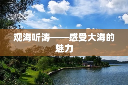 观海听涛——感受大海的魅力 观海听涛——感受大海的魅力