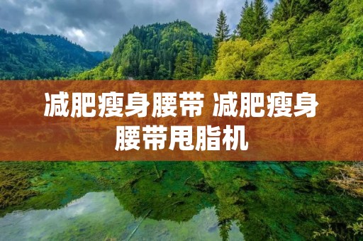 减肥瘦身腰带 减肥瘦身腰带甩脂机