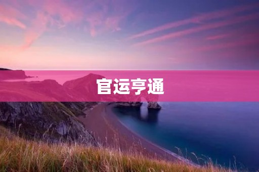 官运亨通：从个人修炼到社会成就的完美展现
