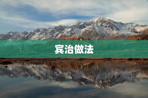 宾治做法：实现企业高效管理的有效途径