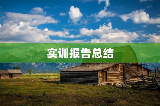 实训报告总结:基于人工智能的智能家居控制系统