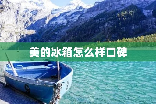 美的冰箱怎么样口碑：让你的生活更加便捷