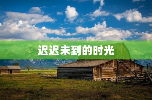 迟迟未到的时光:关于迟延的探讨 迟迟未到的时光:关于迟延的探讨