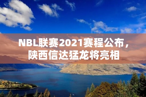 NBL联赛2021赛程公布，陕西信达猛龙将亮相