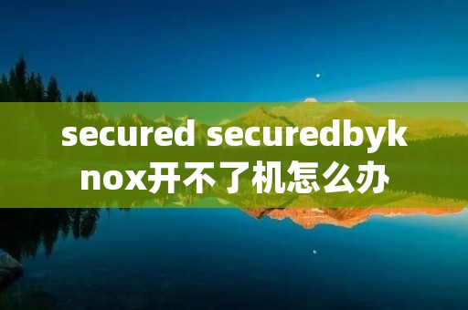 secured securedbyknox开不了机怎么办