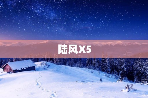 陆风X5:豪华SUV的新选择 陆风X5:豪华SUV的新选择
