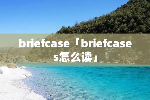 briefcase「briefcases怎么读」
