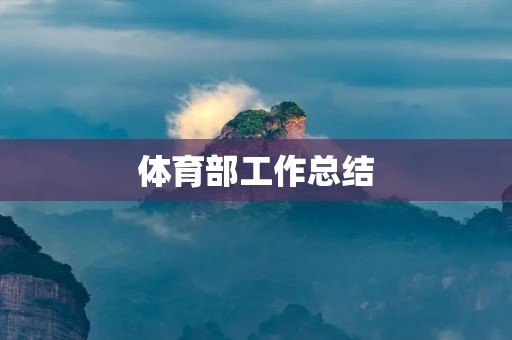 体育部工作总结:以学生为中心,促进健康发展
