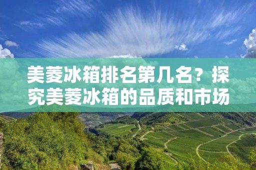 美菱冰箱排名第几名？探究美菱冰箱的品质和市场表现