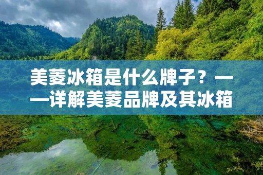 美菱冰箱是什么牌子？——详解美菱品牌及其冰箱产品