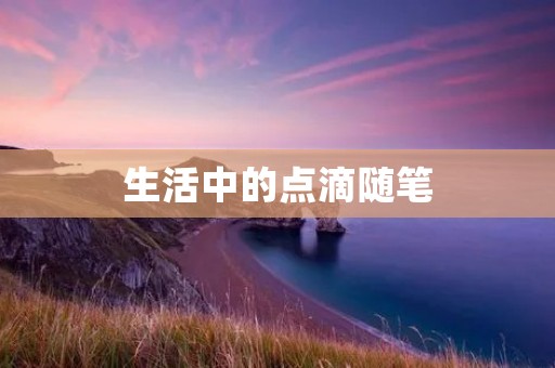 生活中的点滴随笔 生活中的点滴随笔