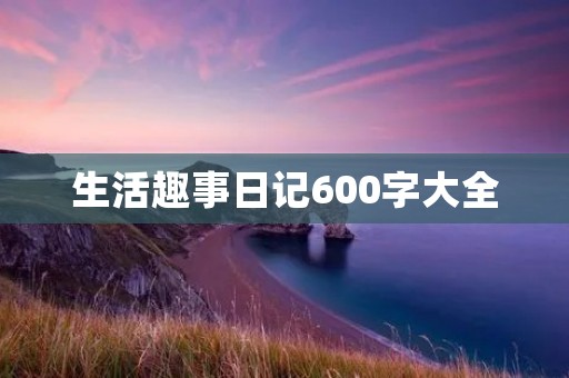 生活趣事日记600字大全 生活趣事日记600字大全