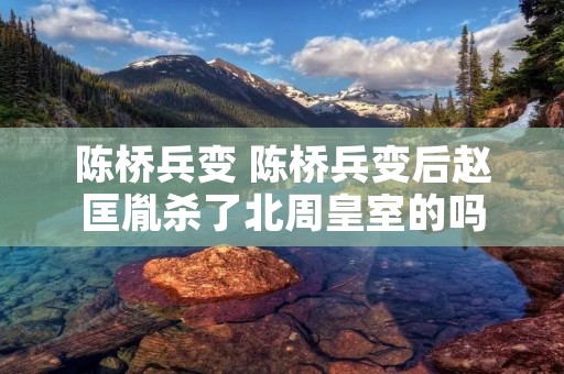 陈桥兵变 陈桥兵变后赵匡胤杀了北周皇室的吗