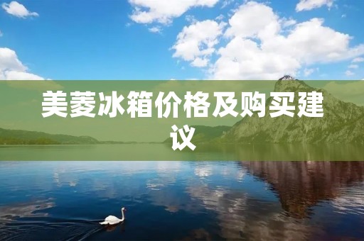美菱冰箱价格及购买建议