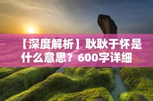 【深度解析】耿耿于怀是什么意思?600字详细解释