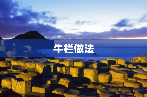 牛栏做法：让你轻松掌握制作技巧