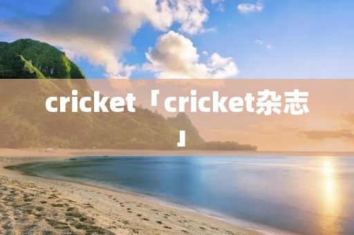 cricket「cricket杂志」