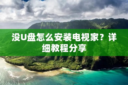 没U盘怎么安装电视家?详细教程分享