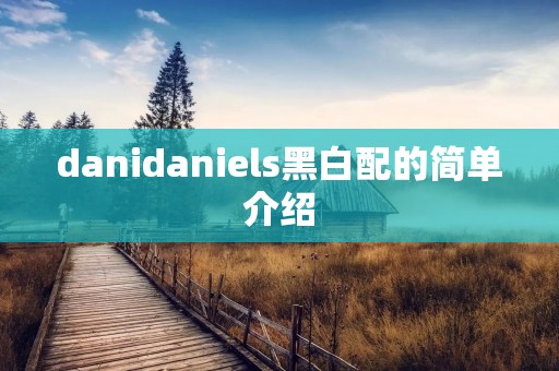 danidaniels黑白配的简单介绍