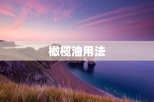 橄榄油用法：更健康的生活方式