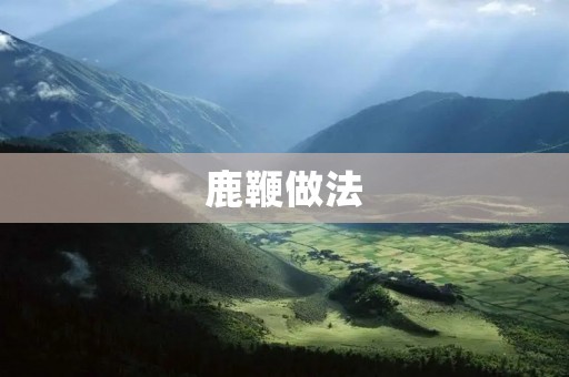 鹿鞭做法:从选购到烹饪,全方位教你制作营养美味的鹿鞭 鹿鞭做法:从选购到烹饪,全方位教你制作营养美味的鹿鞭