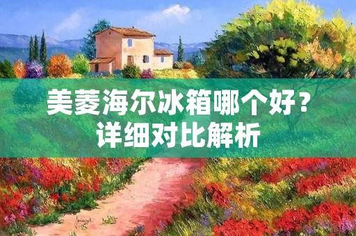 美菱海尔冰箱哪个好?详细对比解析 美菱海尔冰箱哪个好?详细对比解析