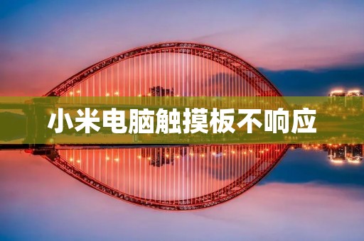 小米电脑触摸板不响应:解决方案