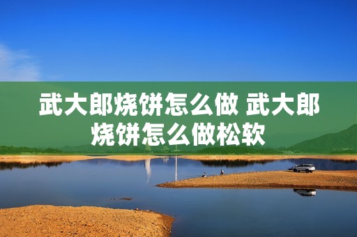 武大郎烧饼怎么做 武大郎烧饼怎么做松软 武大郎烧饼怎么做 武大郎烧饼怎么做松软