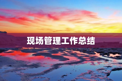 现场管理工作总结
